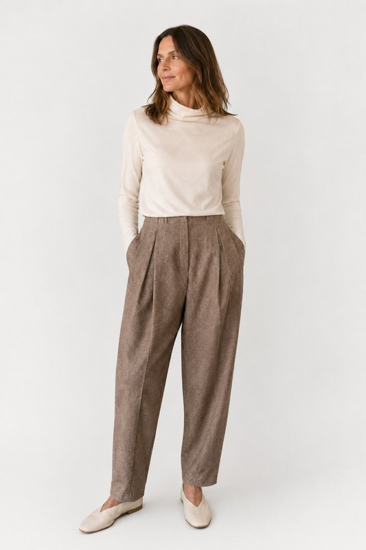 Peta Funnel Neck Top- The one you stop second-guessing
