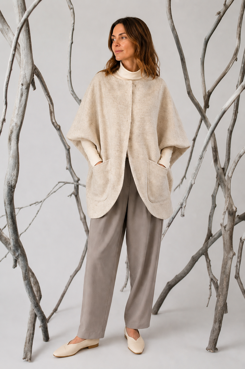 Peta Cocoon Wool Jacket