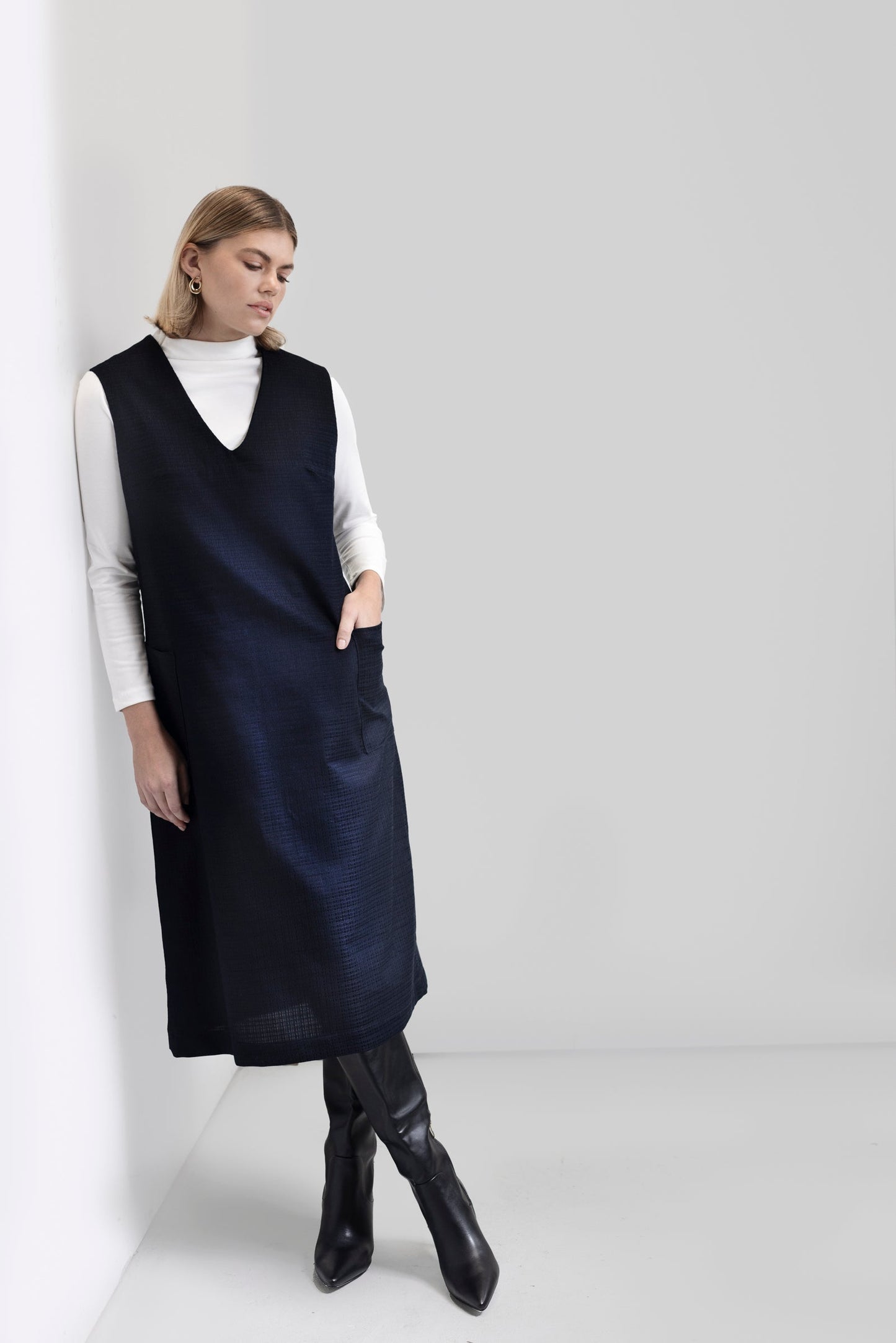 Jennifer A - Line Dress - Contemporary Style for all Seasons - VOUS Contemporary Clothing