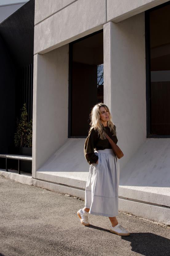 Mossy Wool Jumper - Cozy Australian - Made Knitwear for Mindful Living - VOUS Contemporary Clothing