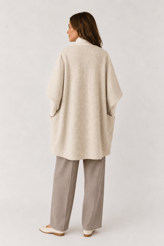 Peta Cocoon Wool Jacket - VOUS Contemporary Clothing