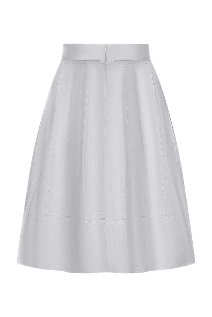 Roxanna Midi Skirt - Ethically Made Linen Skirt for Calm, Confident Dressing - VOUS Contemporary Clothing
