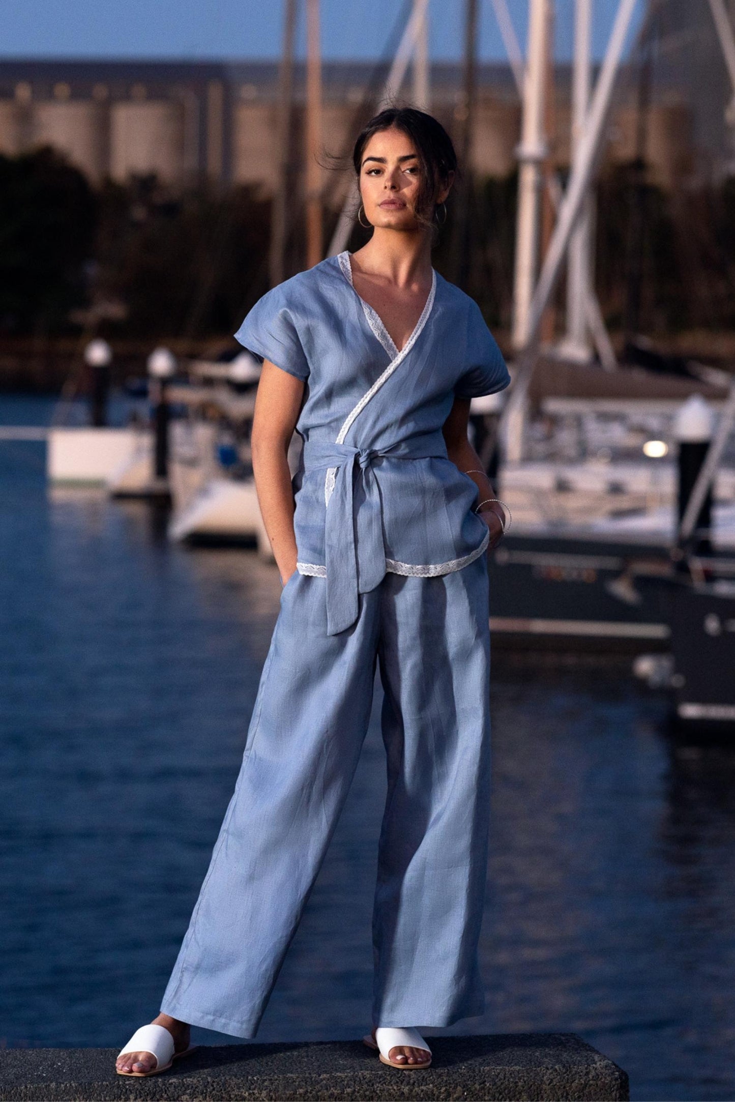 Firmament Wide Leg Trouser - VOUS Contemporary Clothing