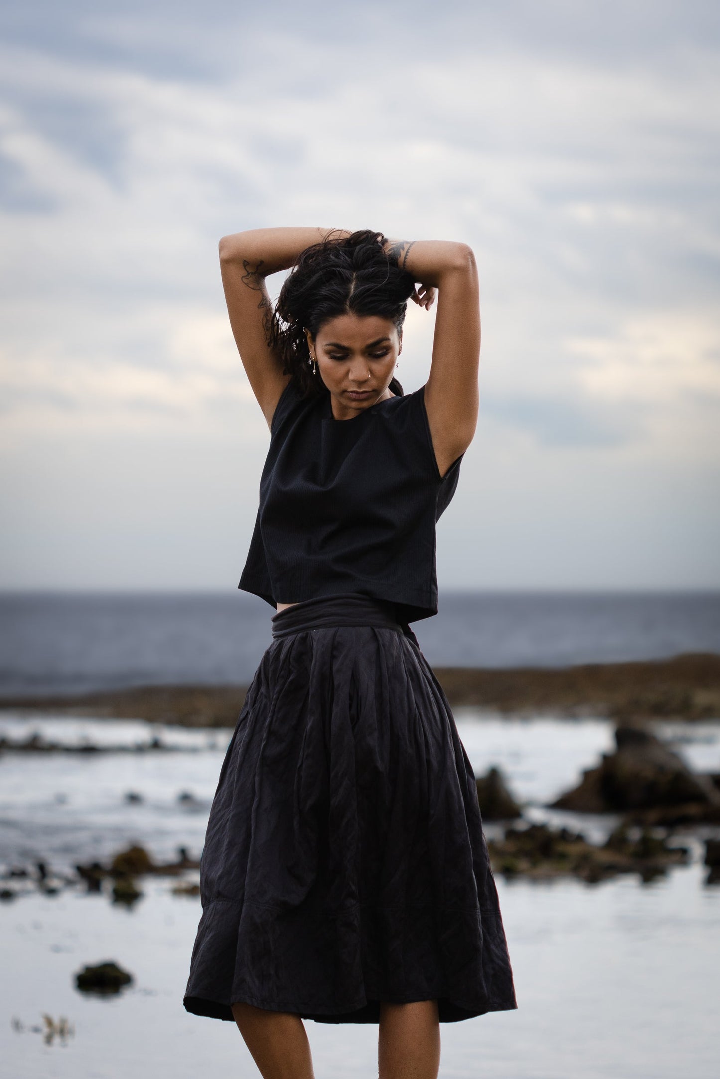 Plateau Midi Skirt VOUS Ethical Womenswear