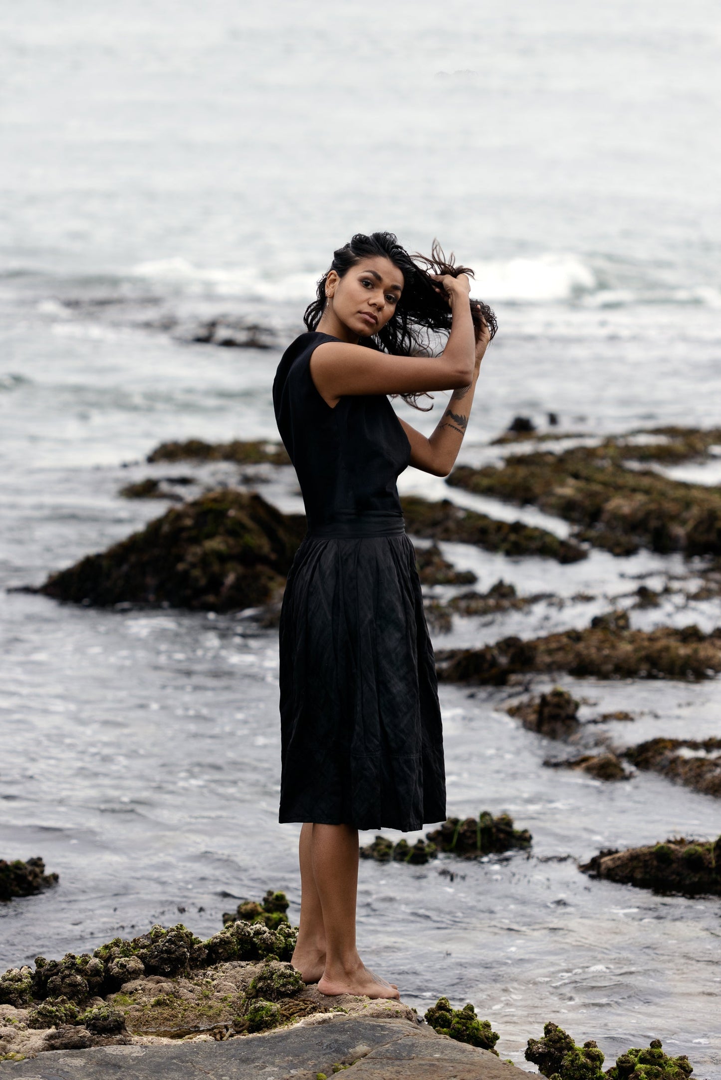 Plateau Midi Skirt VOUS Ethical Womenswear