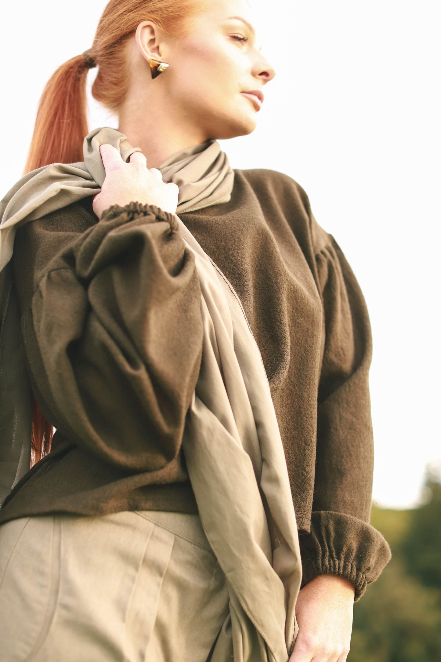 Plume Voile Scarf - VOUS Contemporary Clothing