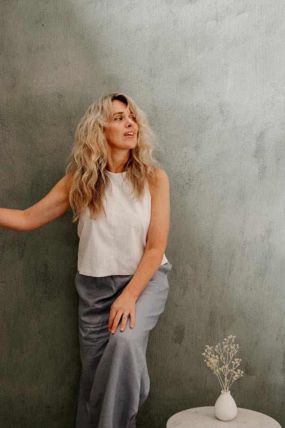 Alice Tie Back Top – Australian Made Top for Your Capsule Wardrobe - VOUS Contemporary Clothing