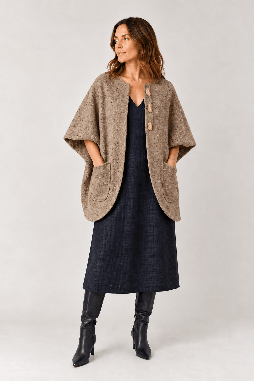 Peta Cocoon Wool Jacket- A coat you will keep forever - VOUS Contemporary Clothing