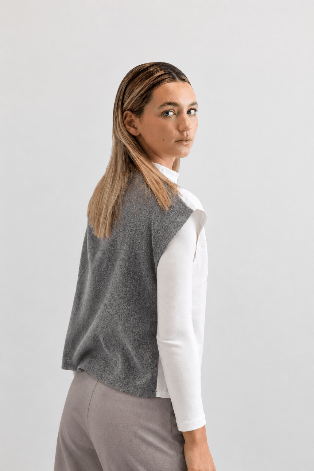 Sienna Panelled Vest - VOUS Contemporary Clothing