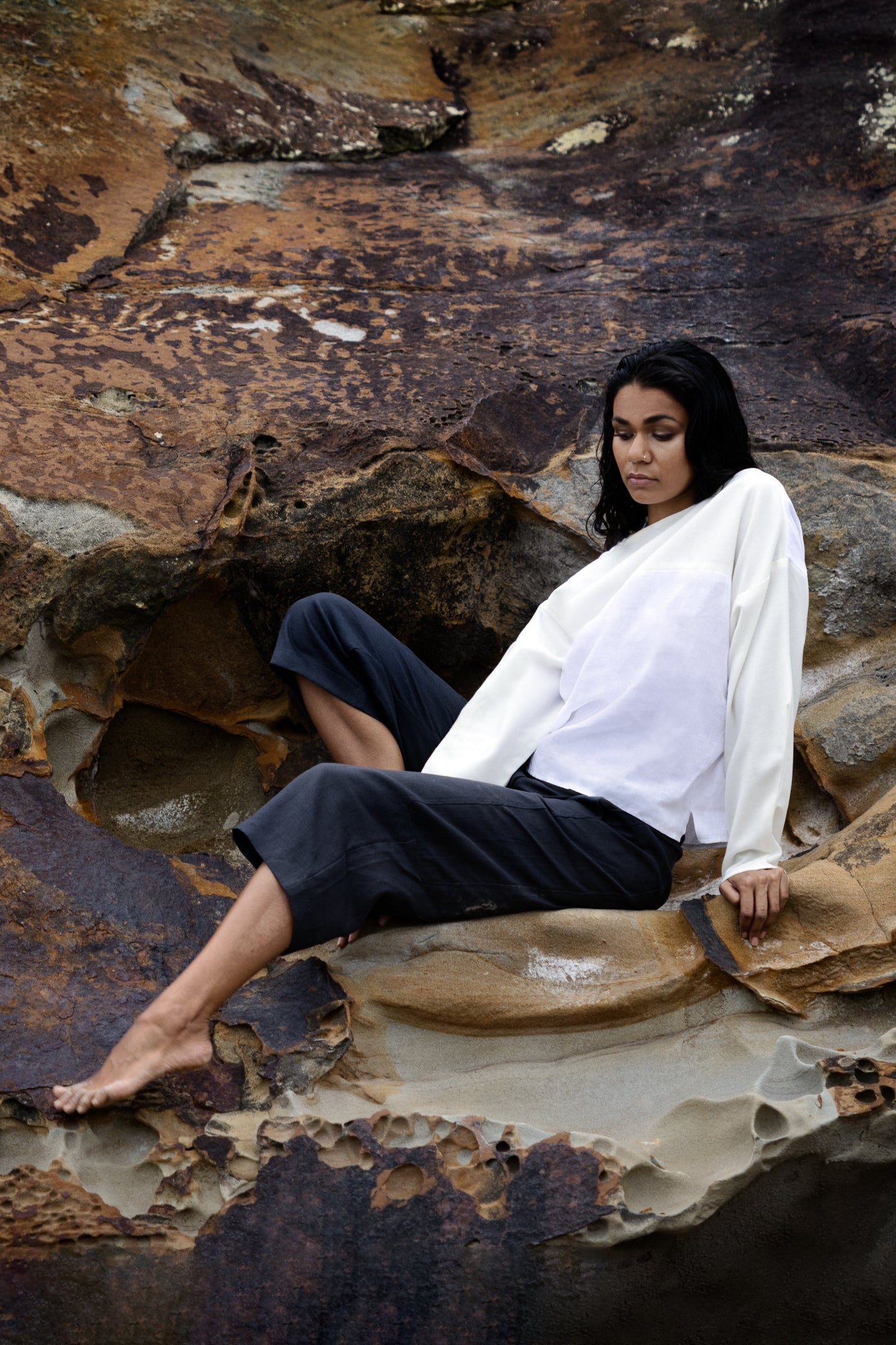 Dolomite ethical sustainable made-Linen/Silk – VOUS Clothing