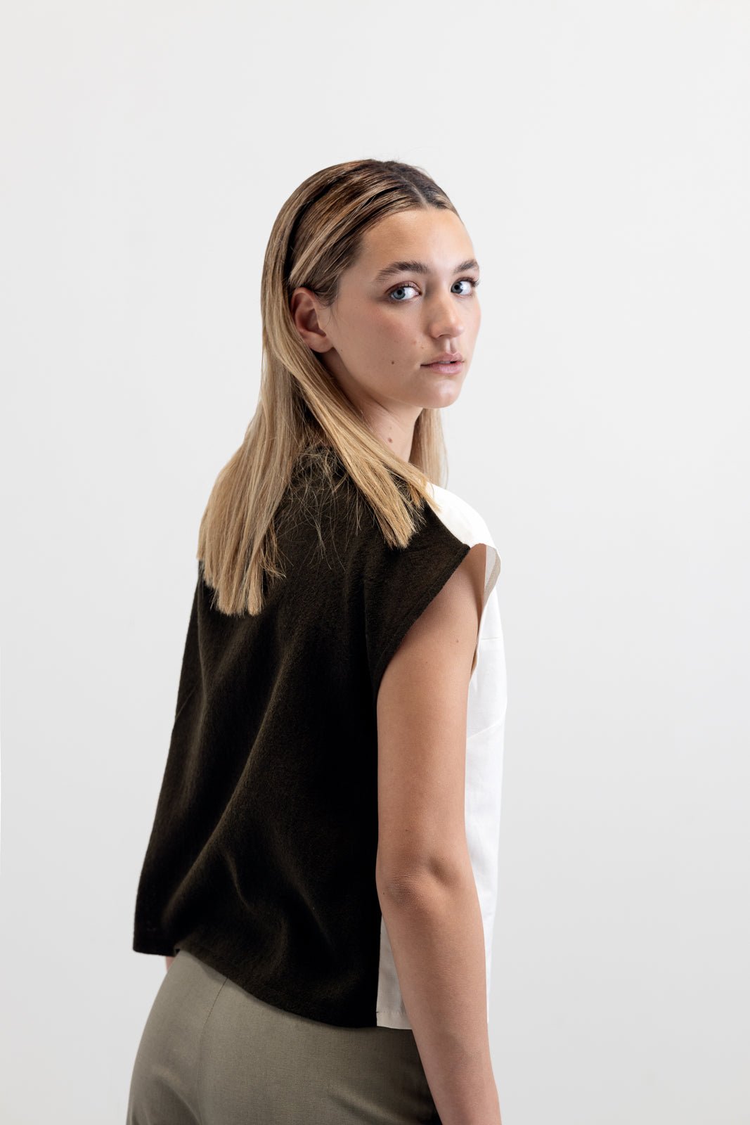 Sienna Panelled Vest - VOUS Contemporary Clothing